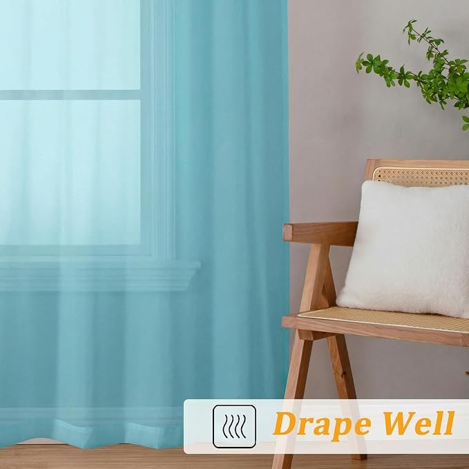 Gwine Extra Long Sheer Curtains 120 Inches Long - Image 6
