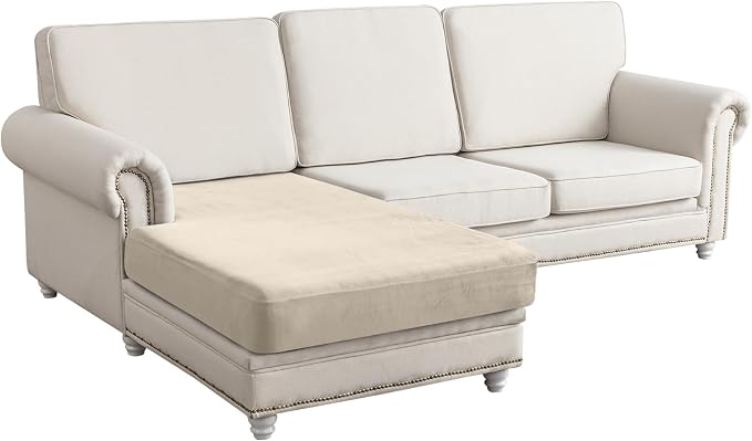Couch Cover Velvet Chaise Cushion Cover by Taque