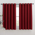 NICETOWN Christmas Burgundy Window Curtains Blackout Drapes, Thermal Insulated by NICETOWN