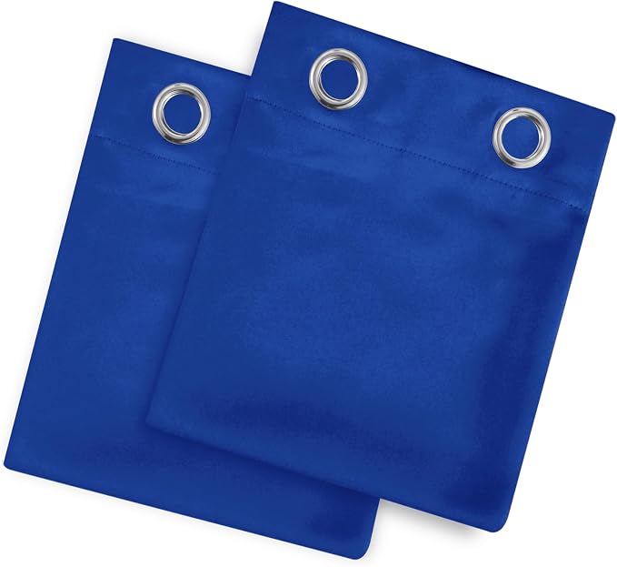 LEMOMO Royal Blue Thermal Blackout Curtains/42 x 84 Inch/Set of 2 Panels Room - Image 9