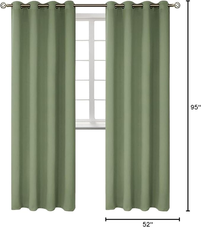 BGment Room Darkening Curtains 95 Inches Long - Image 8