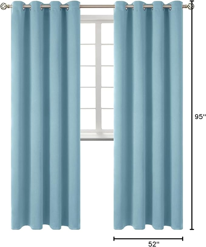 BGment Room Darkening Curtains 95 Inches Long - Image 8