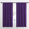 NICETOWN RV Blackout Curtains for Camper Windows, Royal Purple, Short Blackout by NICETOWN