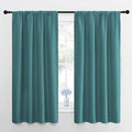 NICETOWN RV Blackout Curtains for Camper Windows, Sea Teal, Short Blackout by NICETOWN