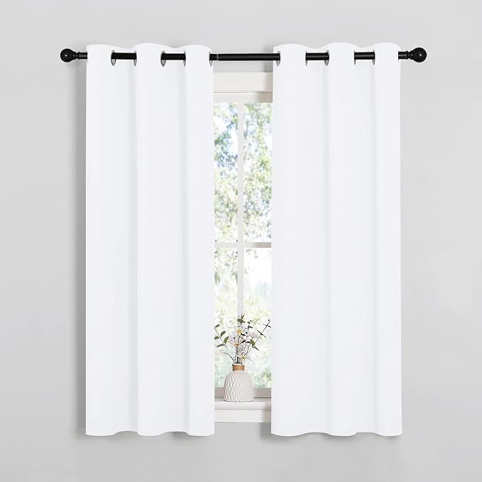 NICETOWN 50% Light Blocking Curtain Panels by NICETOWN