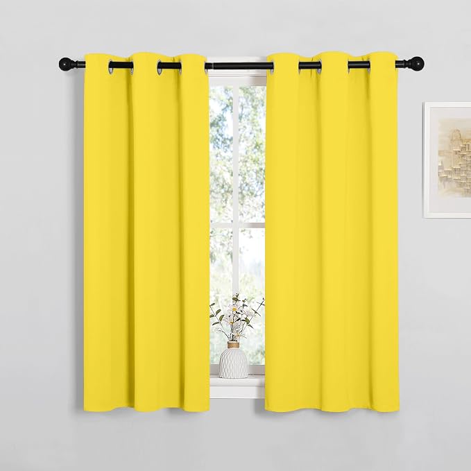 NICETOWN Bedroom Curtain Panels Draperies, Thermal Insulated Solid Grommet by NICETOWN
