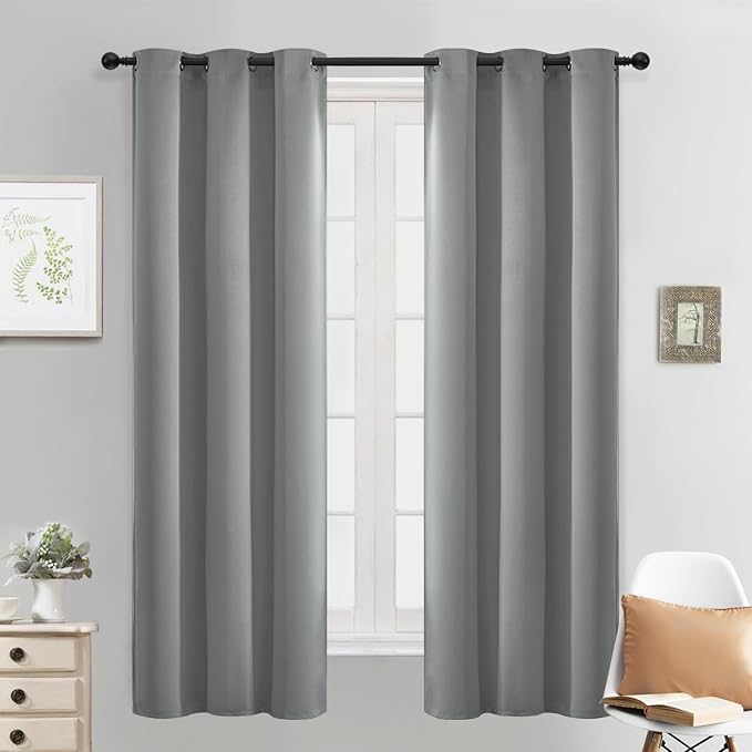 Yakamok Dove Grey Room Darking 63 Inch Length 2 Panel Sets by Yakamok
