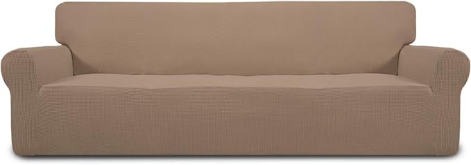 Easy-Going Stretch 4 Seater Sofa Slipcover 1-Piece Sofa Cover Furniture by Easy-Going