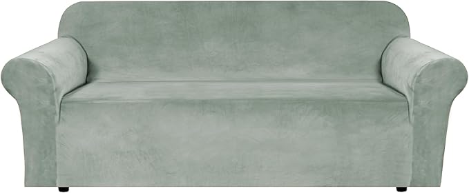 H.VERSAILTEX 1 Peice Stretch Velvet Sofa Covers by HVERSAILTEX