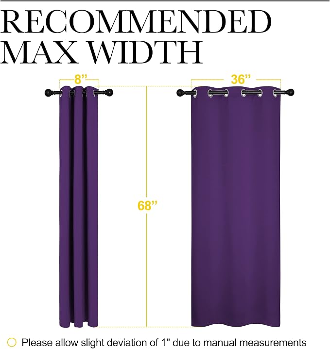 NICETOWN Kitchen Short Blackout Curtains, Home Decoration Thermal Insulated - Image 7