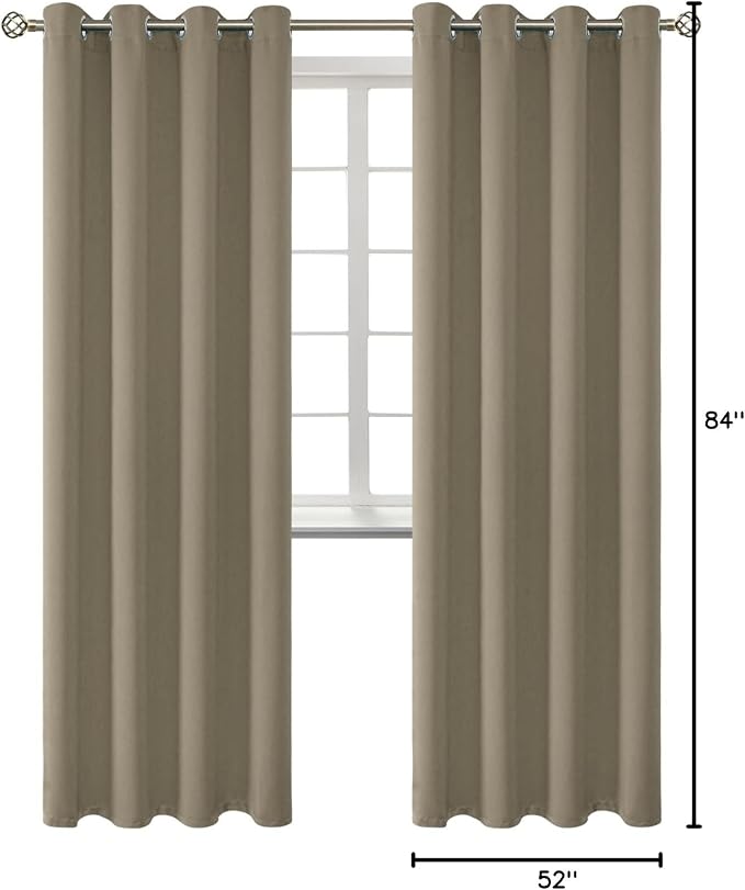 BGment Room Darkening Curtains 84 Inches Long - Image 9
