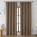 Simplebrand Ava Brown Blackout Curtains by Simplebrand