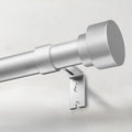 IFELS Heavy Duty Curtain Rods for Windows 72 to 144 Inch, 1 Inch Silver Window by IFELS