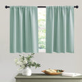 RYB HOME Short Aqua Blackout Curtains by RYBHOME
