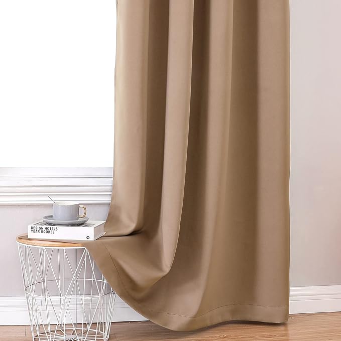 ChrisDowa 100% Blackout Curtains 90 inch Long - Image 7
