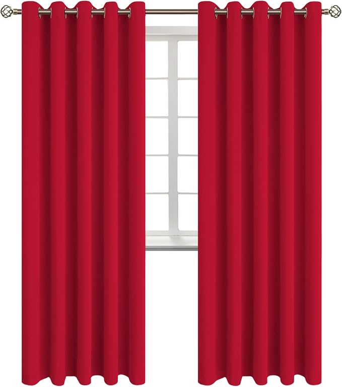 BGment Room Darkening Curtains 84 Inches Long by BGment
