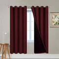 Yakamok 100% Blackout Curtains 72 Inches Long, 2 Thick Layers Completely by Yakamok