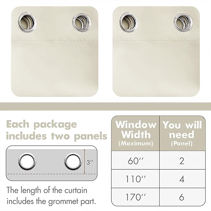 MIULEE Blackout Curtains 96 Inches Long - Image 6