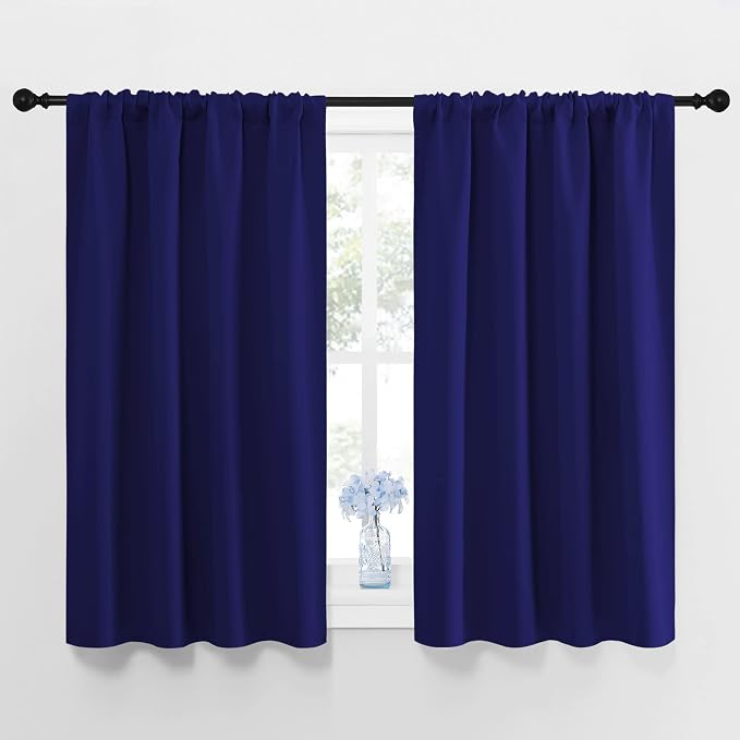 NICETOWN Navy Blue Curtains Blackout Draperies by NICETOWN
