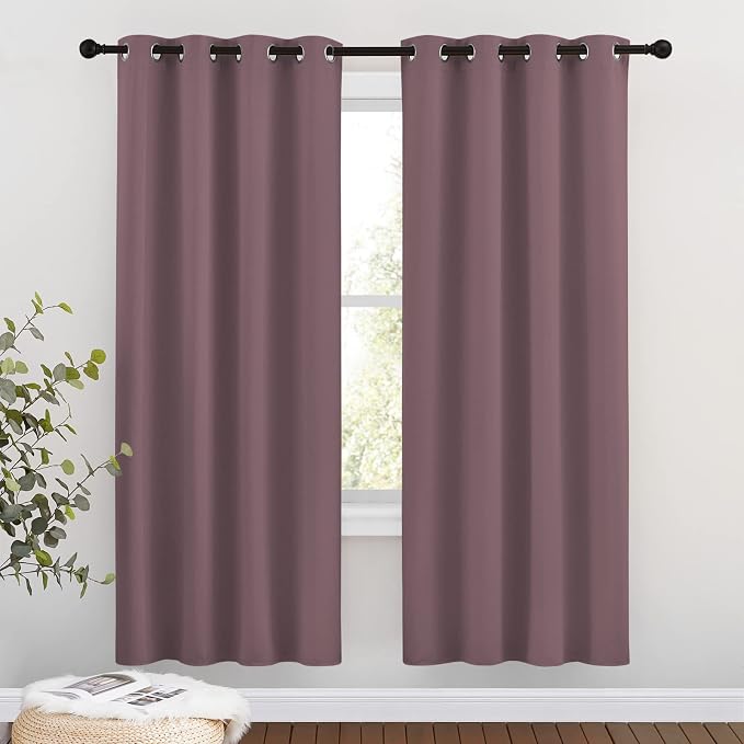 NICETOWN Blackout Window Curtains & Drapes 72" Long by NICETOWN