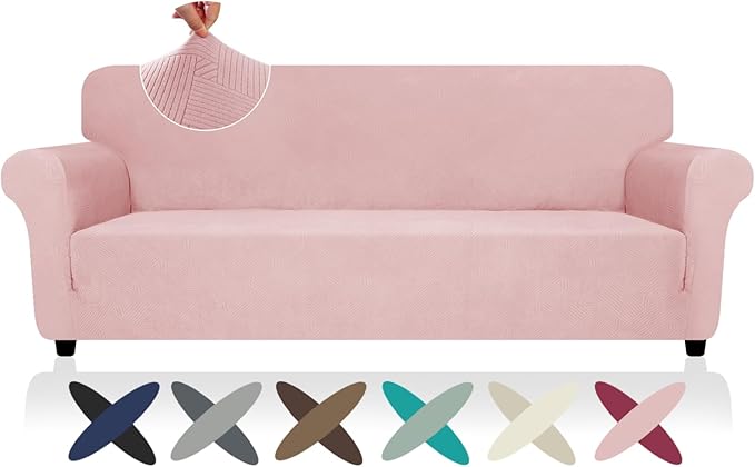ZNSAYOTX Oversized Super Stretch Couch Cover, New Striped Sofa Covers by ZNSAYOTX