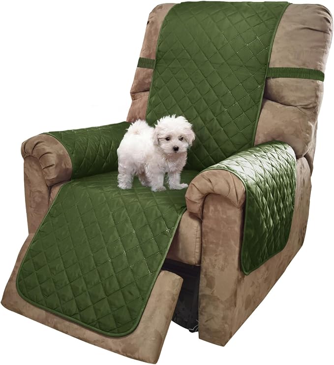 U-NICE HOME Recliner Chair Covers Reversible Quilted Water Repellent Pet by U-NICEHOME
