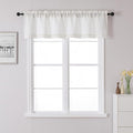 Chyhomenyc Blend Linen Valance for Windows, Light Filtering Blend Linen by Chyhomenyc
