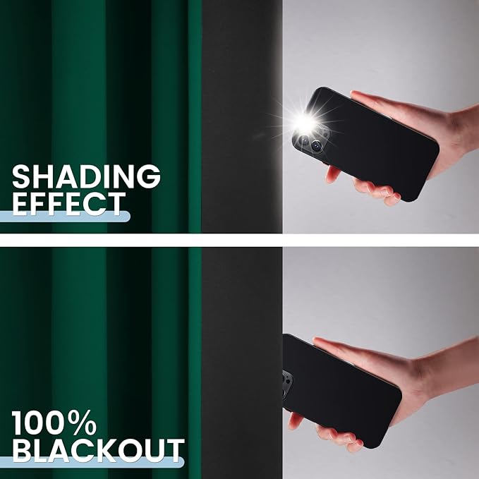 SimpleHome 100% Blackout Curtains - Image 3