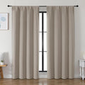 Simplebrand Ava Stone Blackout Curtains by Simplebrand