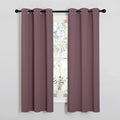 NICETOWN Bedroom Curtain Panels Blackout Draperies, 1 Pair, 34 by 63 inches by NICETOWN