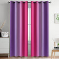 Yakamok Ombre Pink and Purple Curtains by Yakamok