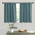 RYB HOME Bathroom Curtains Room Darkening Privacy Small Window Curtains by RYBHOME