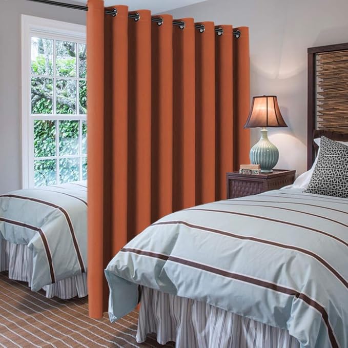 H.VERSAILTEX Blackout Patio Curtains 100 x 108 Inches - Image 2