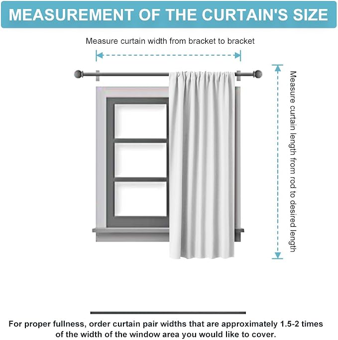 RYB HOME Bedroom Balckout Curtains - Image 8