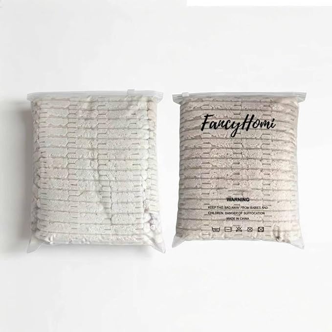 Fancy Homi 4 Packs Neutral Decorative Throw Pillow Covers 18x18 Inch - Image 9