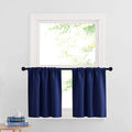 RYB HOME Cafe Blackout Curtains 24 inch Length, RV Curtains by RYBHOME