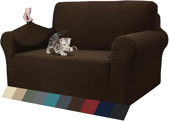 ZNSAYOTX 1 Piece Jacquard Couch Covers by ZNSAYOTX