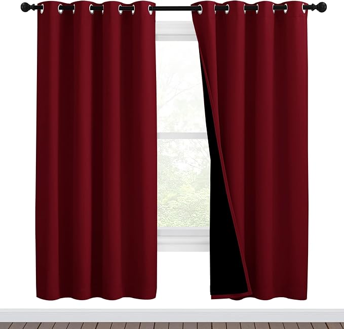 NICETOWN Living Room Completely Shaded Draperies, Privacy Protection & Noise by NICETOWN