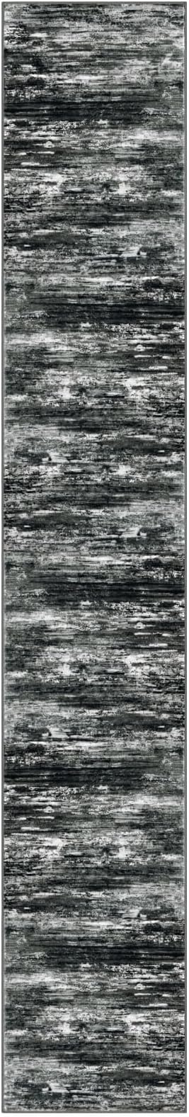 KOZYFLY Modern Abstract Washable Rug Runner 2.6x16 Hallway Rug Runner Non-Slip - Image 8