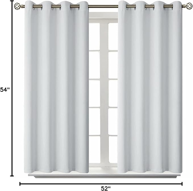 BGment Room Darkening Curtains 54 Inches Long - Image 9