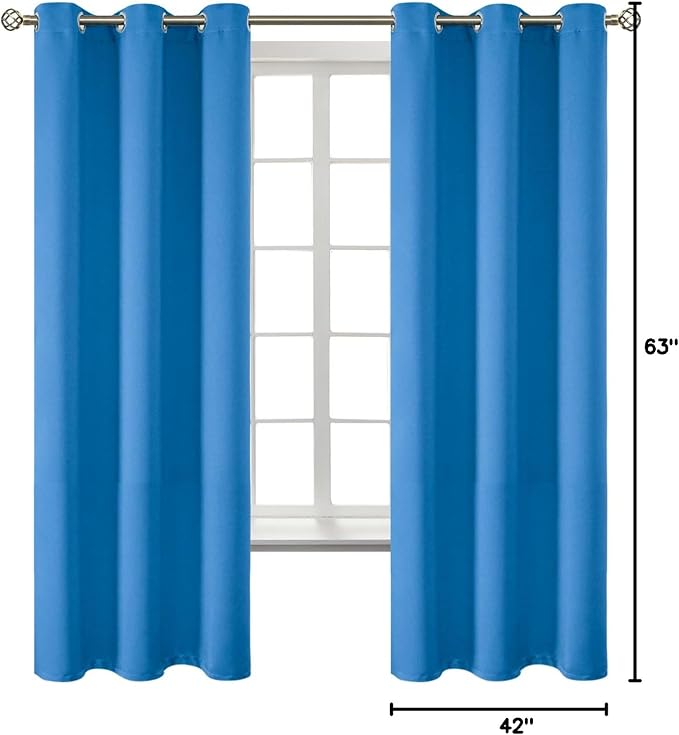 BGment Room Darkening Curtains 63 Inches Long - Image 8