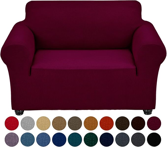 Joccun Stretch Chair Couch Cover, 1-Piece Sofa Slipcover Spandex Jacquard by Joccun