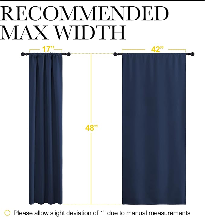 NICETOWN Curtains Blackout Draperies - Image 7
