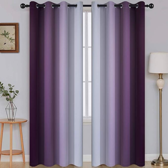 SimpleHome Ombre Room Darkening Curtains by SimpleHome