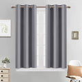 Yakamok Gray Room Darkening Thermal Insulated Blackout Curtains by Yakamok