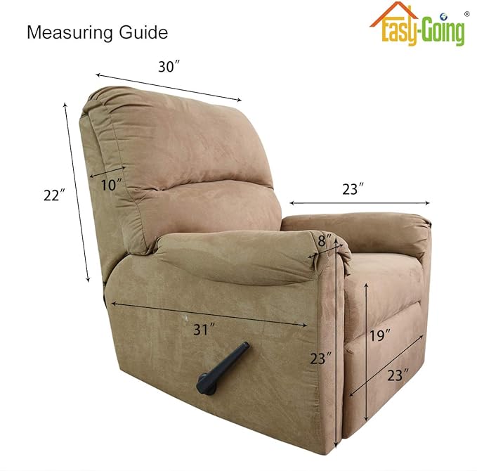 Easy-Going Recliner Chair Slipcover Reversible Sofa Cover Water Resistant Couch - Image 6