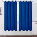 LEMOMO Blackout Curtains 66 x 72 Inch Long Royal Blue Curtains Set of 2 Panels by Lemomo