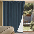 H.VERSAILTEX Blackout Curtains Durable Thick Textured 100% Blackout Patio Door by HVERSAILTEX