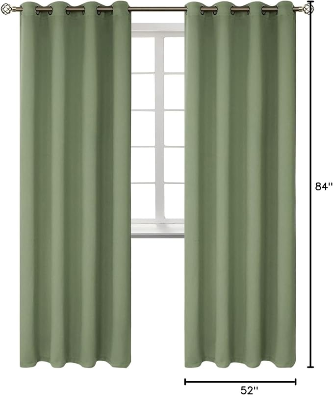 BGment Room Darkening Curtains 84 Inches Long - Image 8