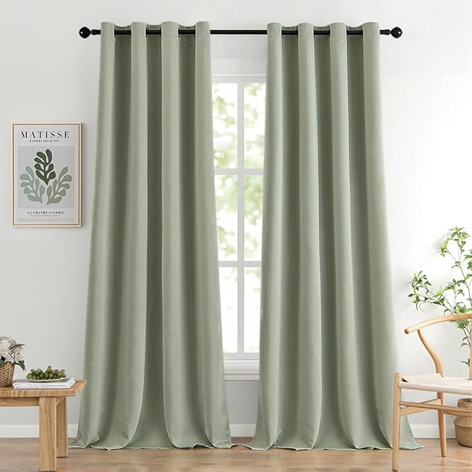 MIULEE Blackout Curtains 96 Inches Long by MIULEE